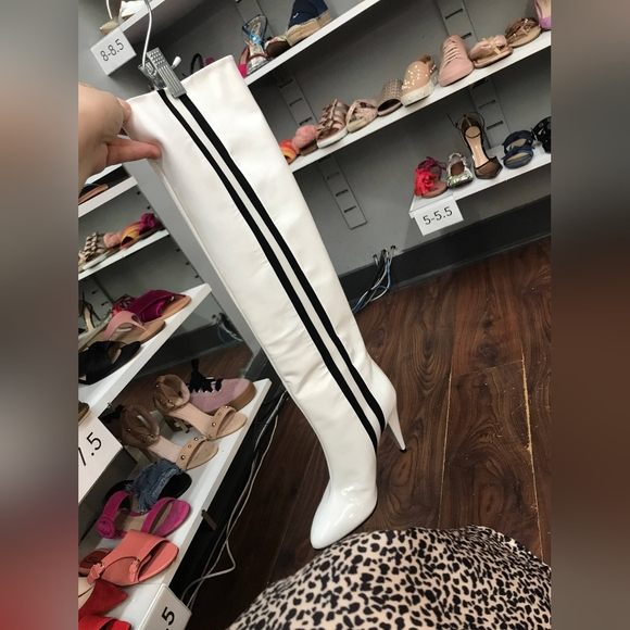 NIB $1195 sz 36.5 Alchima di Ballin patent boots - Picture 2 of 5